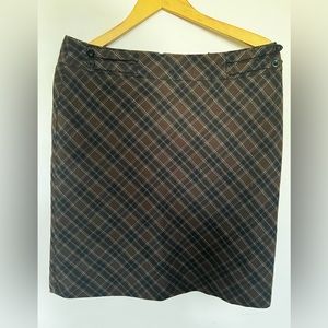Reitmans Plaid Brown skirt - Size 9